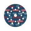 BOSCH EXPERT O780 Foil Tépőzáras csiszolótárcsa 125 mm / P120 kerámiaszemcsés (6 db)