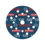 BOSCH EXPERT O780 Foil Tépőzáras csiszolótárcsa 125 mm / P120 kerámiaszemcsés (6 db)