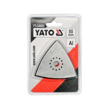 YATO Háromszög csiszolótalp multifunkciós géphez 80 mm alumínium YATO Háromszög csiszolótalp multifunkciós géphez 80 mm alumínium