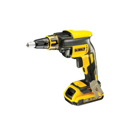 DEWALT Akkus gipszkarton csavarbehajtó 18 V szénkefe nélküli (2 x 2,0 Ah akku + töltő) DCF620D2 DEWALT Akkus gipszkarton csavarbehajtó 18 V szénkefe nélküli (2 x 2,0 Ah akku + töltő) DCF620D2