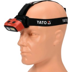 Szerelőlámpa - Fejlámpa LED 800 Lumen - akkus mozgásérzékelős YATO Szerelőlámpa - Fejlámpa LED 800 Lumen - akkus mozgásérzékelős YATO