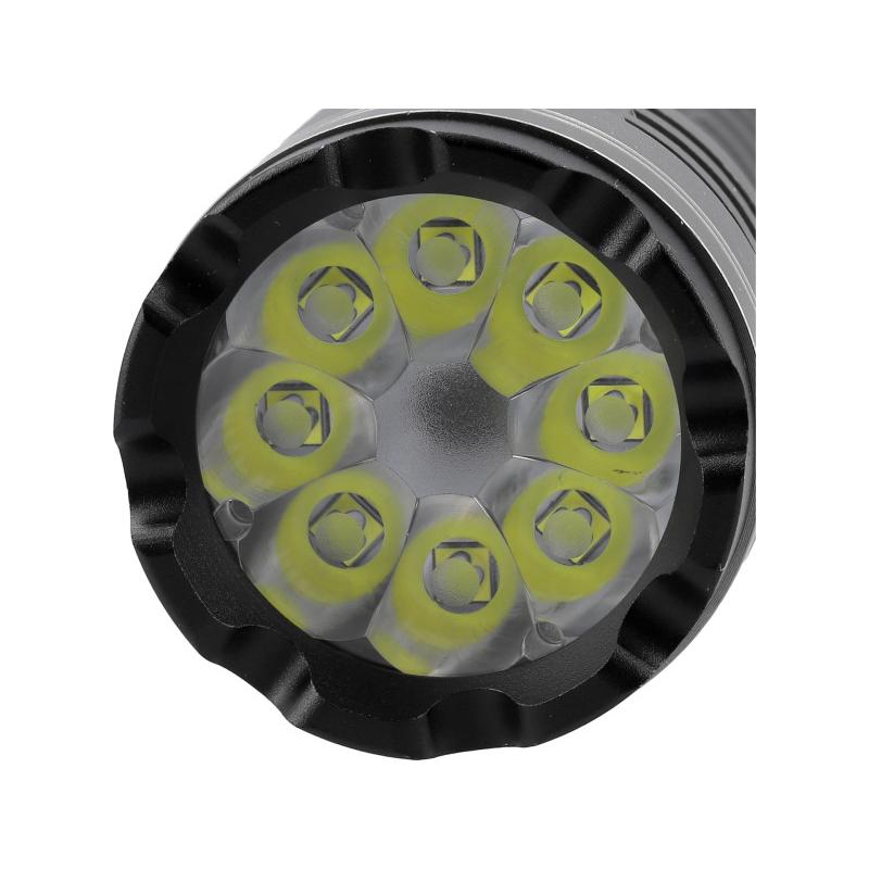 YATO YT‑085612 akkus LED zseblámpa 3000 lm (Li-ion, alumínium)