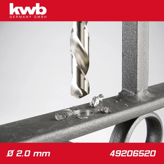 Csigafúró  2,0 mm HSS-G DIN 338 Silver Star 2 db-os - KWB
