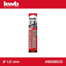 Csigafúró  1,0 mm HSS-G DIN 338 Silver Star 2 db-os - KWB Csigafúró  1,0 mm HSS-G DIN 338 Silver Star 2 db-os - KWB
