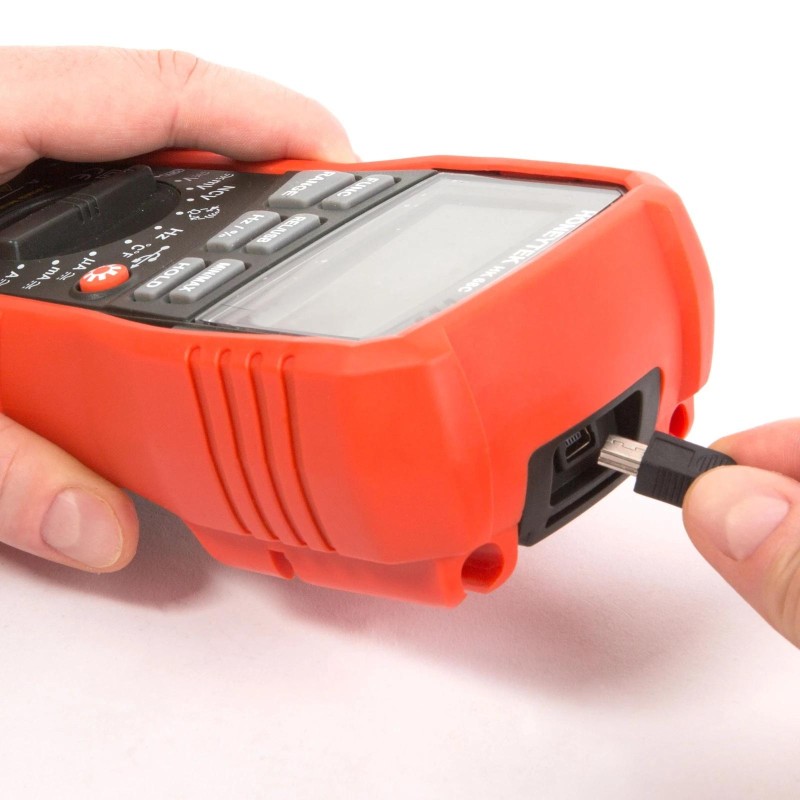 Multiméter, digitális DC 1000V / AC 750V NCV -  USB - Maxwell