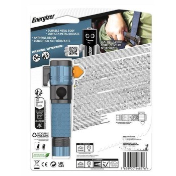 Elemlámpa LED  1 CREE Autós Biztonsági Újratölthető Energizer