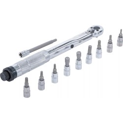 Nyomatékkulcs 2-24 Nm 1/4'' 11 db-os készlet - BGS Do it Yourself Nyomatékkulcs 2-24 Nm 1/4'' 11 db-os készlet - BGS Do it Yourself