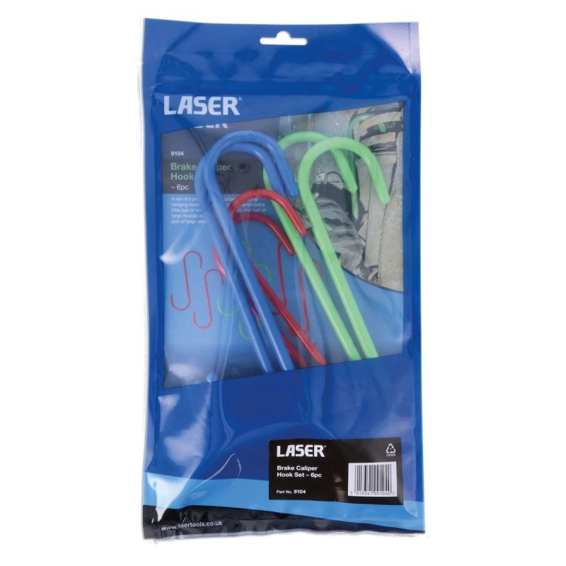 Kampó műanyag bevonat - kék - narancs - zöld - 6 db-os készlet - Laser