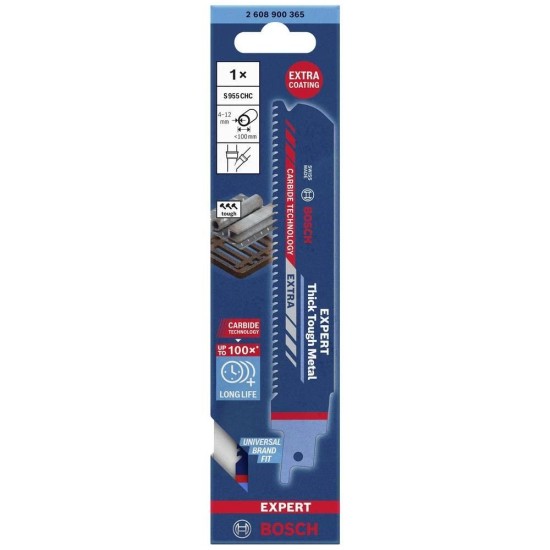 Fűrészlap kardfűrészhez, fémre 150 mm 8 TPI / S955CHC - Bosch