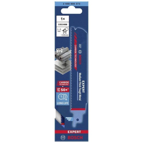 Fűrészlap kardfűrészhez, fémre 150 mm 10 TPI / S955HHM - Bosch