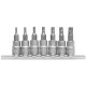Bit készlet 5 ágú, lyukas-torx TS bit készlet 7 db-os 1/4'' - Yato