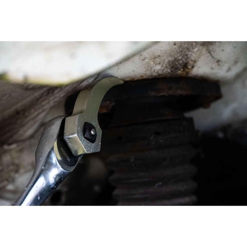 Feszítő szerszám  90 mm-es ívelt pajszer adapter 1/2'' ''Saskarom''