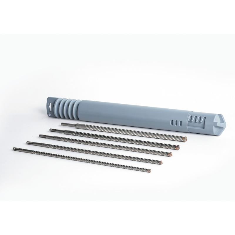 BOSCH 5X Kőzetfúró készlet 5 részes 10,12,14,16,22 x 610/550 mm négyélű SDS-Plus