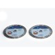 BOSCH Gyémánt vágókorong szett 230 x 2,6 x 10 x 22,2 mm szegmentált Multi Material (2 db)