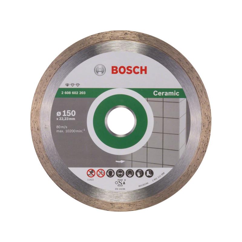 Gyémánt vágókorong 150 x 1,6 x 7 x 22,2 mm folyt. Standard for Ceramic