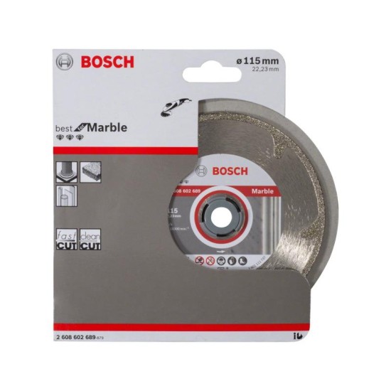 BOSCH Gyémánt vágókorong 115 x 2,2 x 3,0 x 22,2 mm folytonos Best for Marble