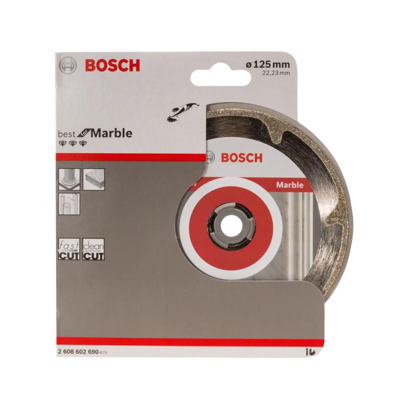 BOSCH Gyémánt vágókorong 125 x 2,2 x 3,0 x 22,2 mm folytonos Best for Marble