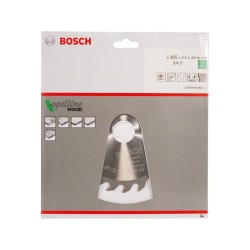 BOSCH Fűrésztárcsa fához 165 x 30/20 x 2,6 mm / 24T Optiline Wood ATB BOSCH Fűrésztárcsa fához 165 x 30/20 x 2,6 mm / 24T Optiline Wood ATB