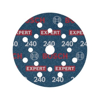 BOSCH EXPERT O780 Foil Tépőzáras csiszolótárcsa 125 mm / P240 kerámiaszemcsés (6 db)