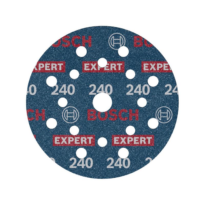BOSCH EXPERT O780 Foil Tépőzáras csiszolótárcsa 125 mm / P240 kerámiaszemcsés (6 db)