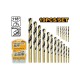 INGCO Csigafúró készlet 19 részes 1-10 mm HSS hengeres INGCO Csigafúró készlet 19 részes 1-10 mm HSS hengeres