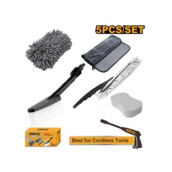 INGCO Kefe készlet 5 részes magasnyomású mosóhoz INGCO Kefe készlet 5 részes magasnyomású mosóhoz