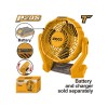 INGCO Akkus ventilátor 180 mm 20 V (akku és töltő nélkül)