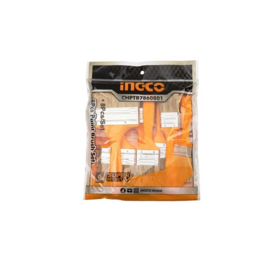 INGCO Ecset készlet 8 részes INGCO Ecset készlet 8 részes
