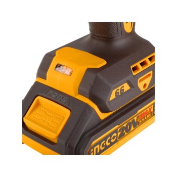 INGCO Akkus ütvefúró-csavarozó 66 Nm szénkefe nélküli 20 V (akku és töltő nélkül) INGCO Akkus ütvefúró-csavarozó 66 Nm szénkefe nélküli 20 V (akku és töltő nélkül)