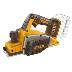 INGCO Akkus gyalu 82 x 2 mm szénkefe nélküli 20 V (akku és töltő nélkül)