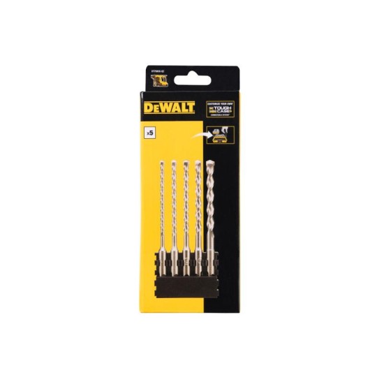 DEWALT Kőzetfúró készlet 5 részes SDS-Plus (5,5 / 6 / 7 / 8 / 10 x 160 mm)