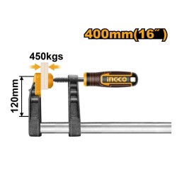 INGCO Gyorscsavarszorító 120 x 400 mm
