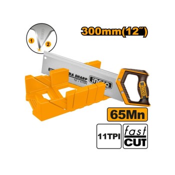 INGCO Gérvágó láda 300 mm + fűrész