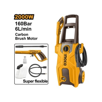 INGCO Magasnyomású mosó 160 bar 2000 W INGCO Magasnyomású mosó 160 bar 2000 W
