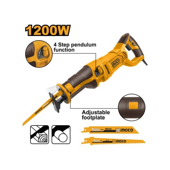 INGCO Szablyafűrész 1200 W INGCO Szablyafűrész 1200 W