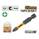INGCO Impact bithegy PH2 x 50 mm (10 db) INGCO Impact bithegy PH2 x 50 mm (10 db)