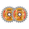 INGCO Fűrésztárcsa fához 185 x 20 x 1,0 mm / 24T (2 db)