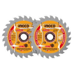 INGCO Fűrésztárcsa fához 185 x 20 x 1,0 mm / 24T (2 db)