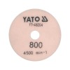 YATO Tépőzáras gyémánt csiszoló és polírozókorong 100 mm / P800 vizes/száraz