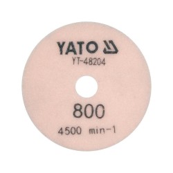 YATO Tépőzáras gyémánt csiszoló és polírozókorong 100 mm / P800 vizes/száraz YATO Tépőzáras gyémánt csiszoló és polírozókorong 100 mm / P800 vizes/száraz