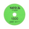 YATO Tépőzáras gyémánt csiszoló és polírozókorong 100 mm / P1500 vizes/száraz