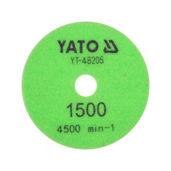 YATO Tépőzáras gyémánt csiszoló és polírozókorong 100 mm / P1500 vizes/száraz