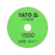 YATO Tépőzáras gyémánt csiszoló és polírozókorong 100 mm / P1500 vizes/száraz