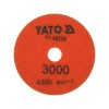 YATO Tépőzáras gyémánt csiszoló és polírozókorong 100 mm / P3000 vizes/száraz YATO Tépőzáras gyémánt csiszoló és polírozókorong 100 mm / P3000 vizes/száraz