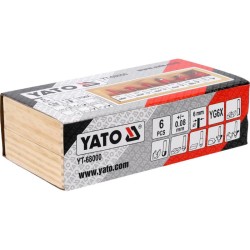 YATO Felsőmaró készlet 6 részes 6 mm YATO Felsőmaró készlet 6 részes 6 mm