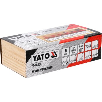 YATO Felsőmaró készlet 6 részes 6 mm