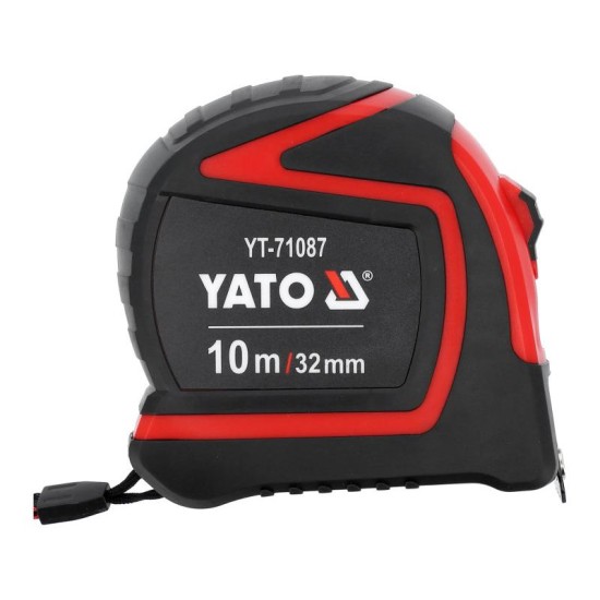 YATO Mérőszalag 10 m x 25 mm gumírozott YATO Mérőszalag 10 m x 25 mm gumírozott