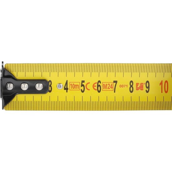 YATO Mérőszalag 10 m x 25 mm gumírozott YATO Mérőszalag 10 m x 25 mm gumírozott