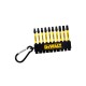 DEWALT Torx bithegy klt. karabínerrel 10 részes 1/4'' Hex (T20x3, T25x4, T30x3 / 57 mm) FLEXTORQ