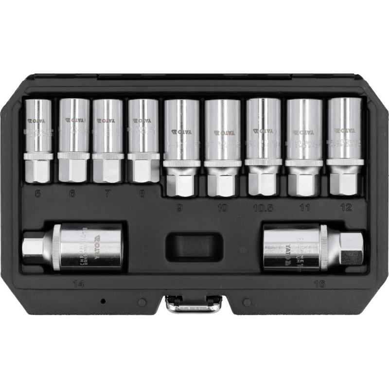 YATO Tőcsavar kiszedő készlet 11 részes 3/8'', 1/2'' YATO Tőcsavar kiszedő készlet 11 részes 3/8'', 1/2''